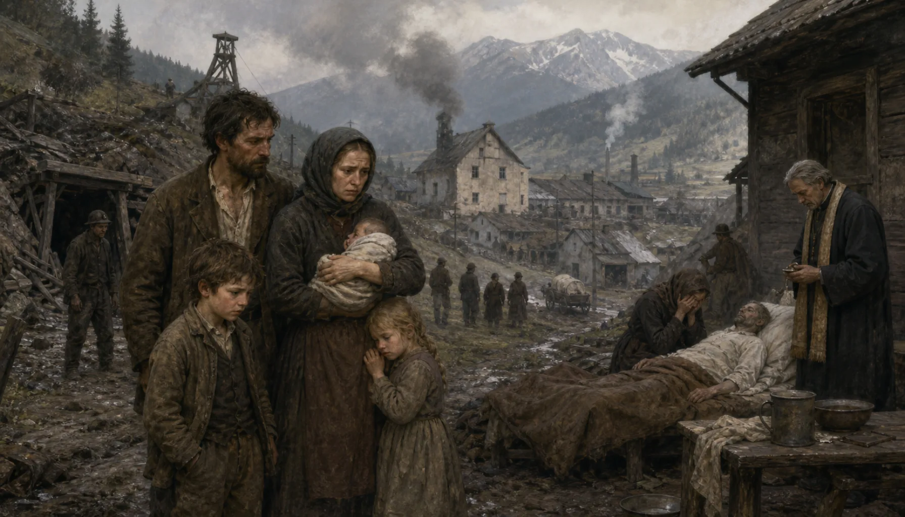Cholera, and the mines running out
