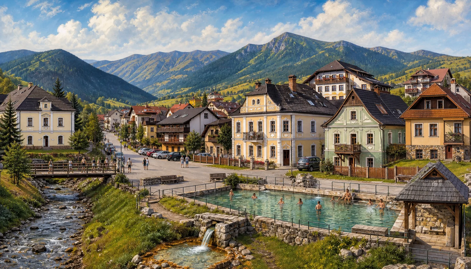 A village that lives on visitors