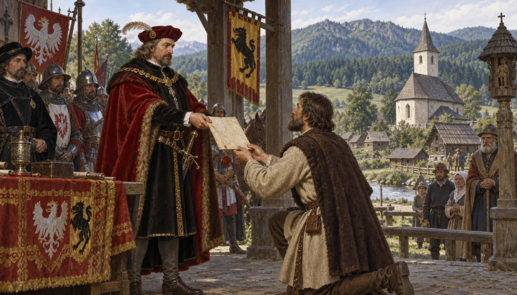 A charter from Stibor of Stiborice