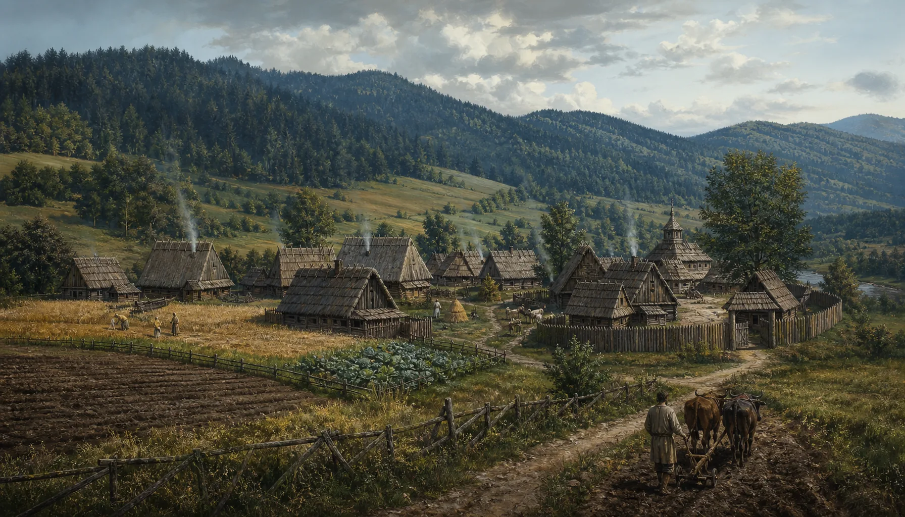 Suto, a village of the Sklabiňa estate