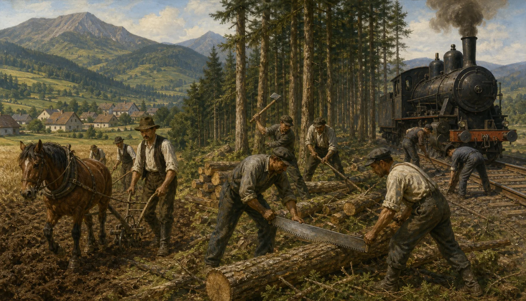 Farmers, foresters, railwaymen