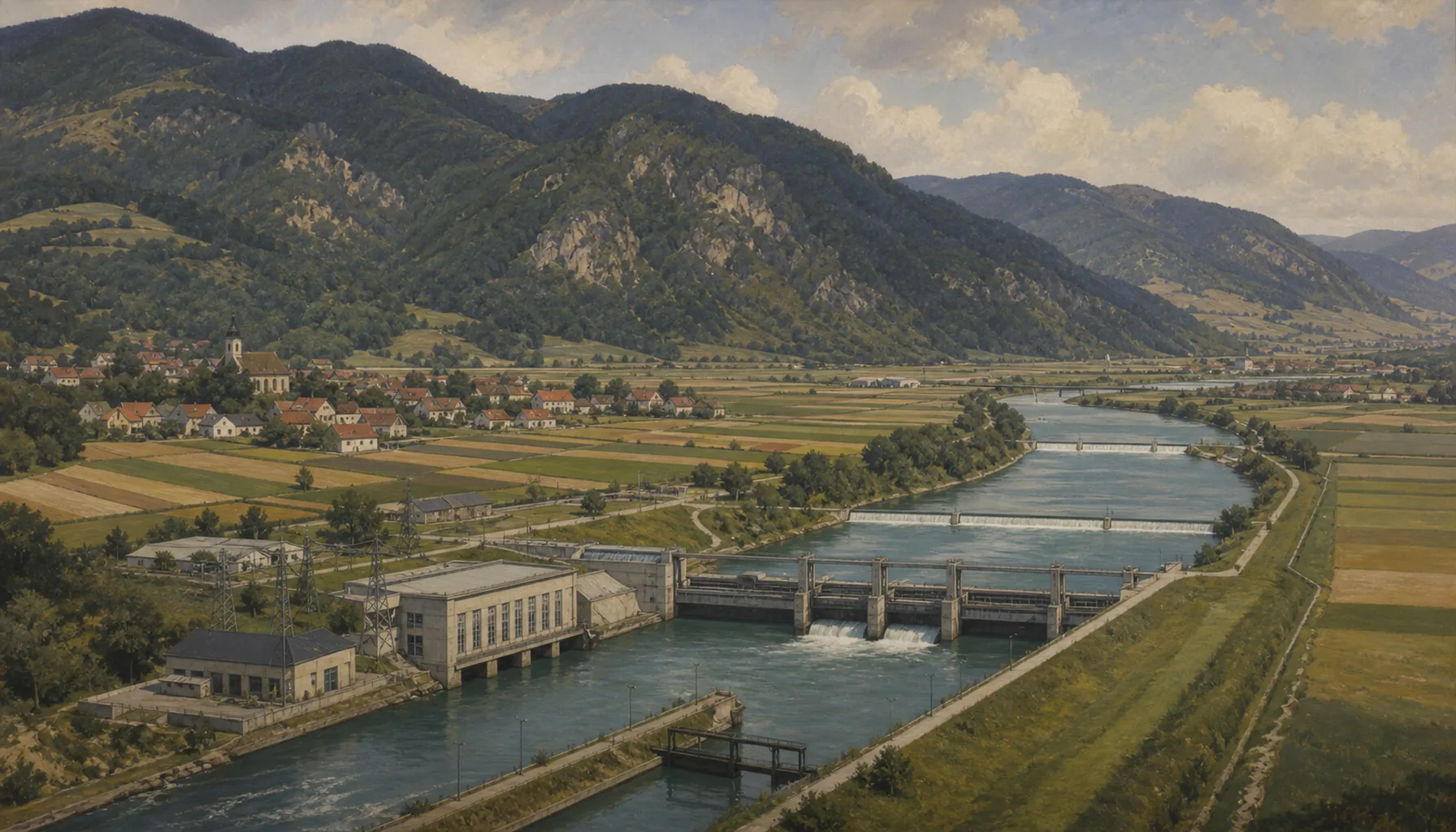 The river is rebuilt, the mountains are protected