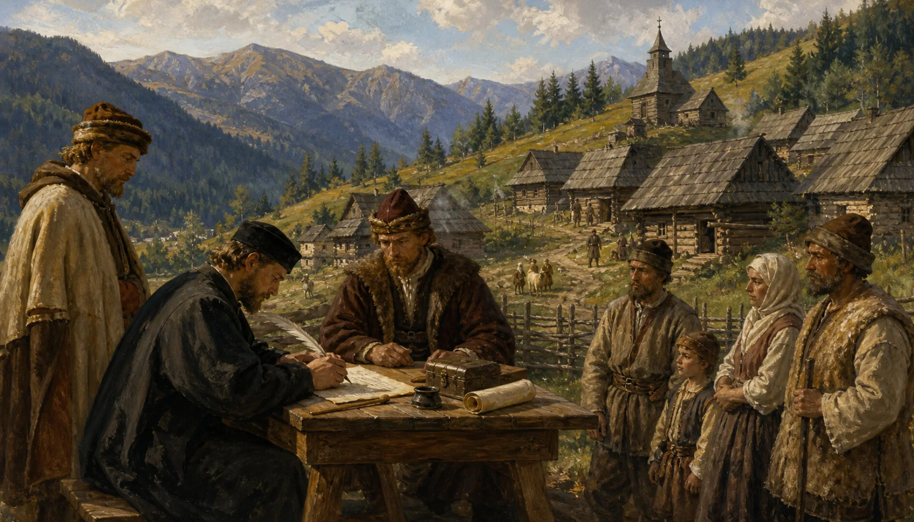 The first document about Vlkolínec itself