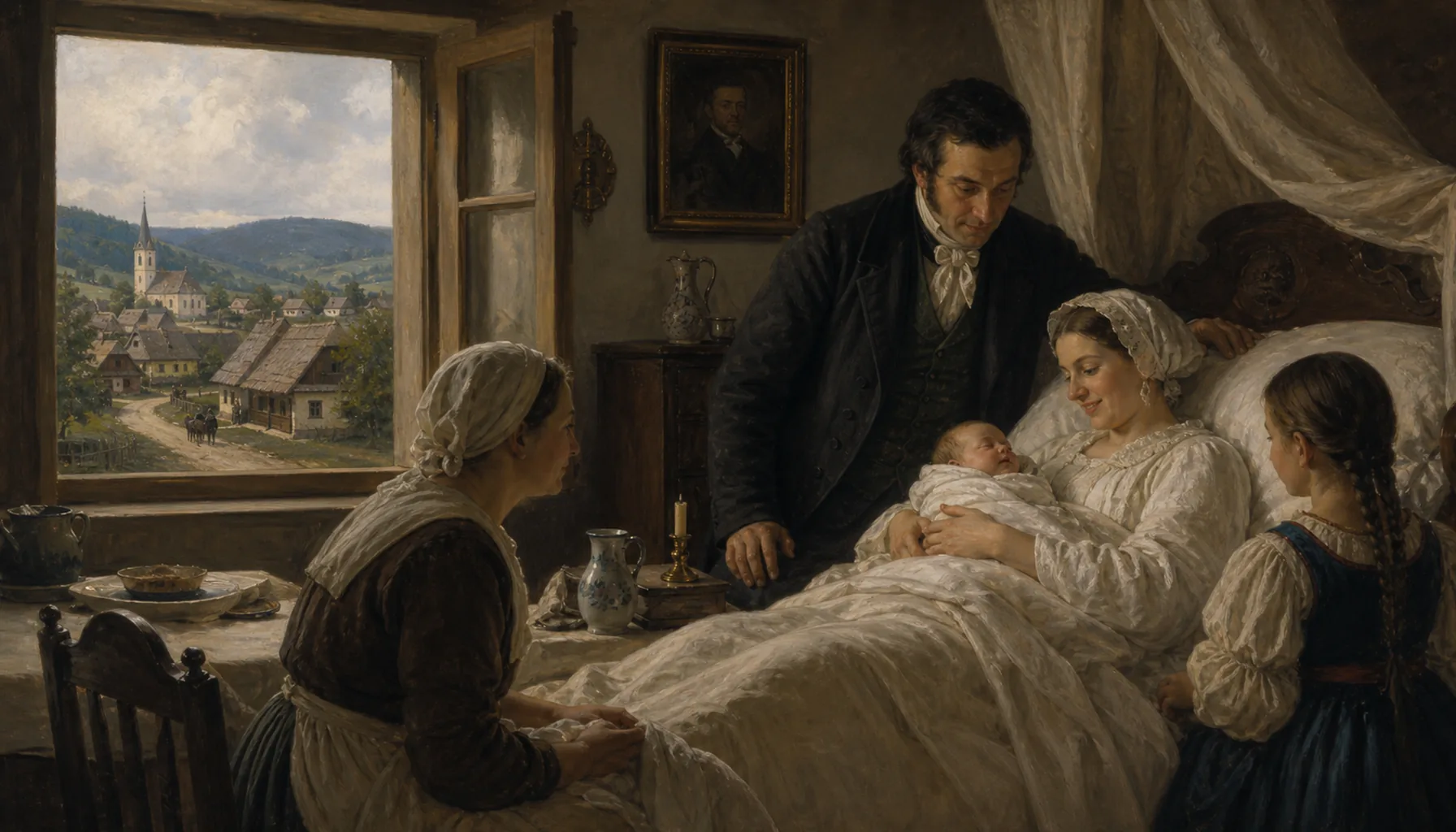 A poet is born into a small nobility