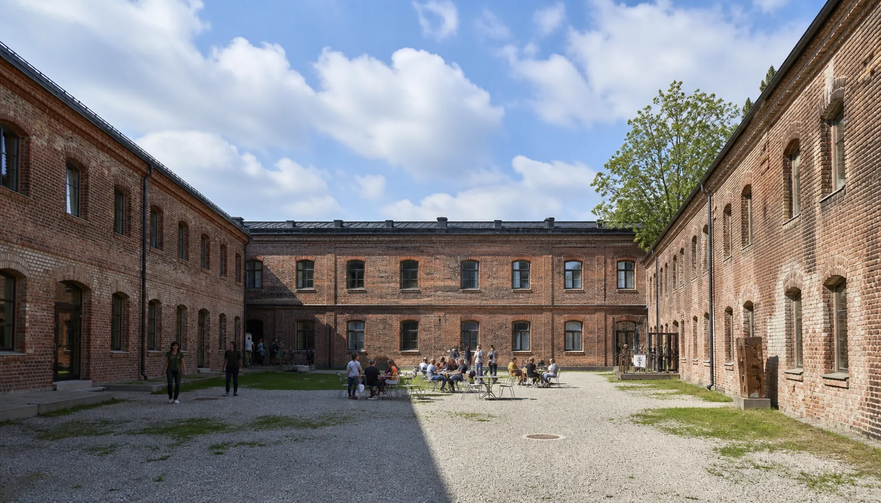 The nineteenth-century barracks buildings of Kasárne/Kulturpark, now an arts and events campus