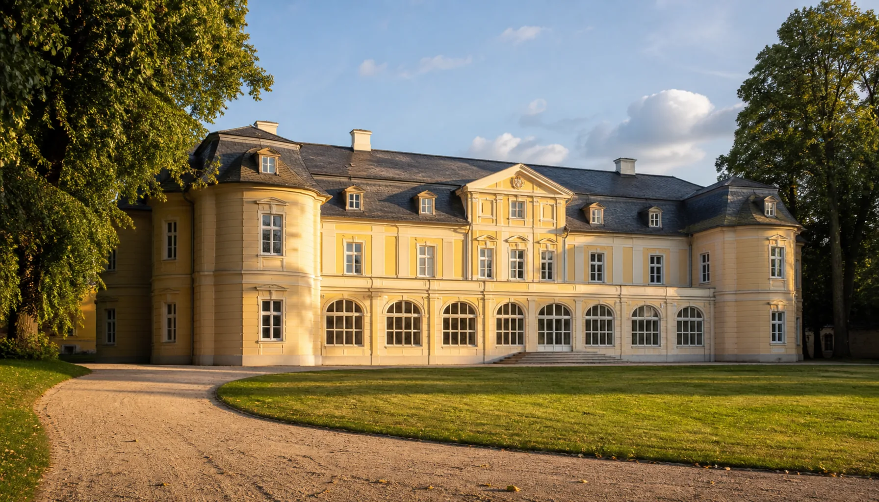 The restored manor house and park at Mojmírovce — the grandest country stay near Nitra