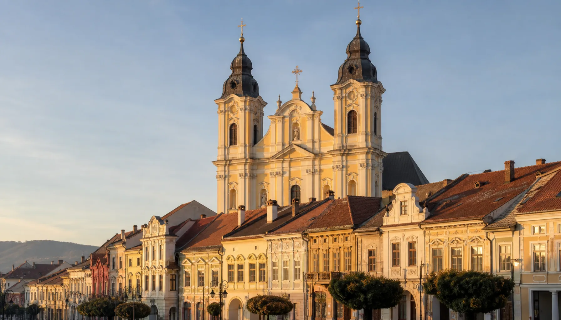 The Greek Catholic cathedral on Hlavná — Prešov is the seat of the church's archbishopric