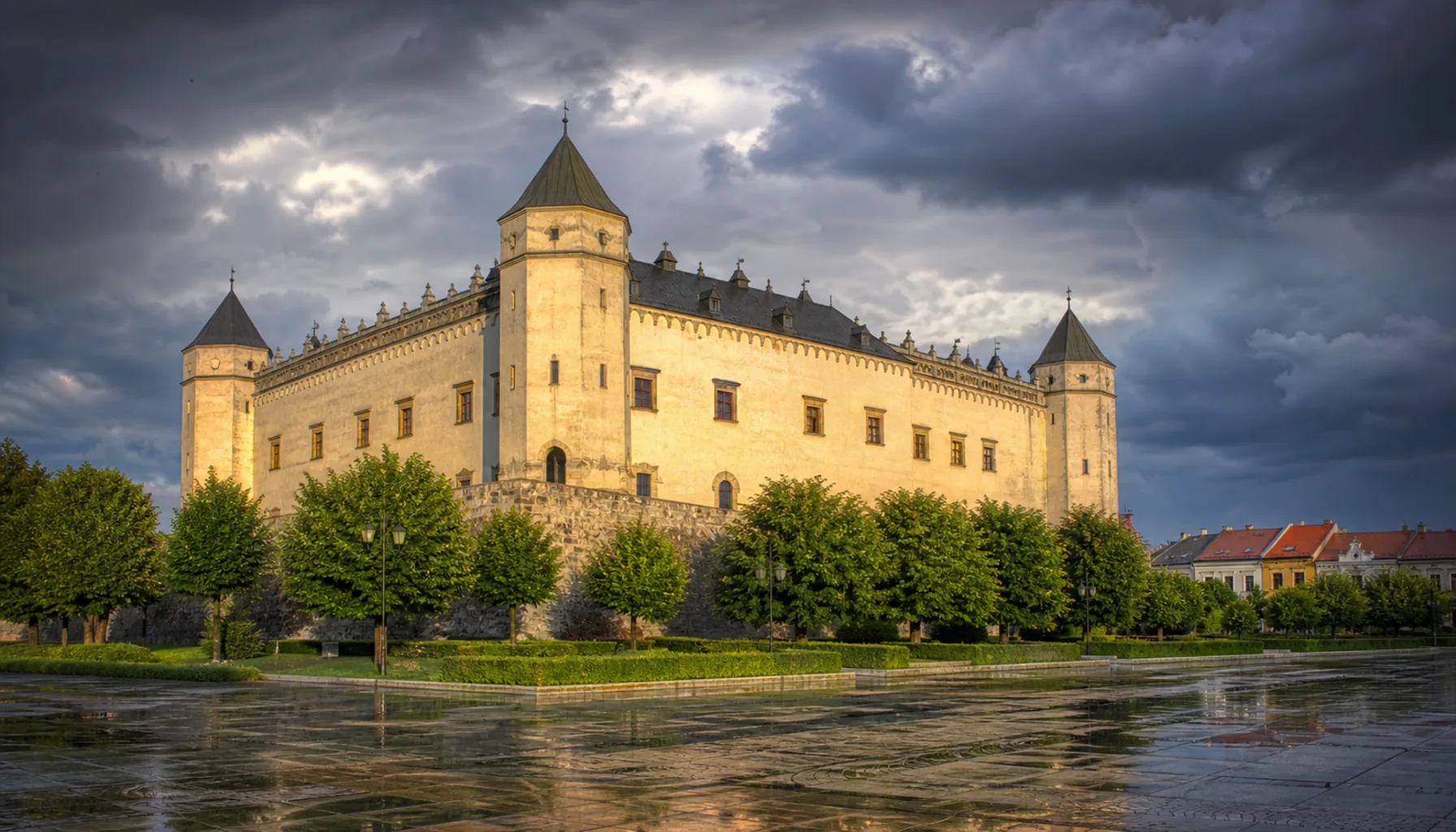 The Gothic royal castle at the head of Zvolen's square