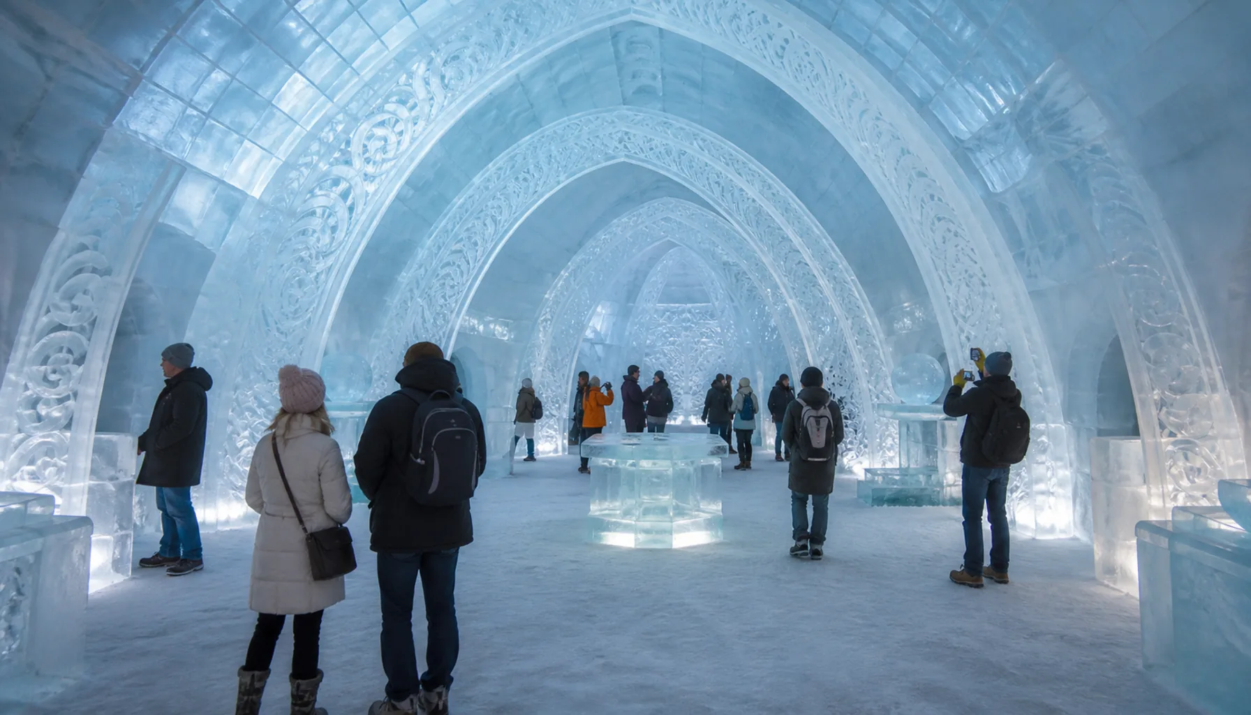 The Tatra Ice Dome — the seasonal ice cathedral on Hrebienok