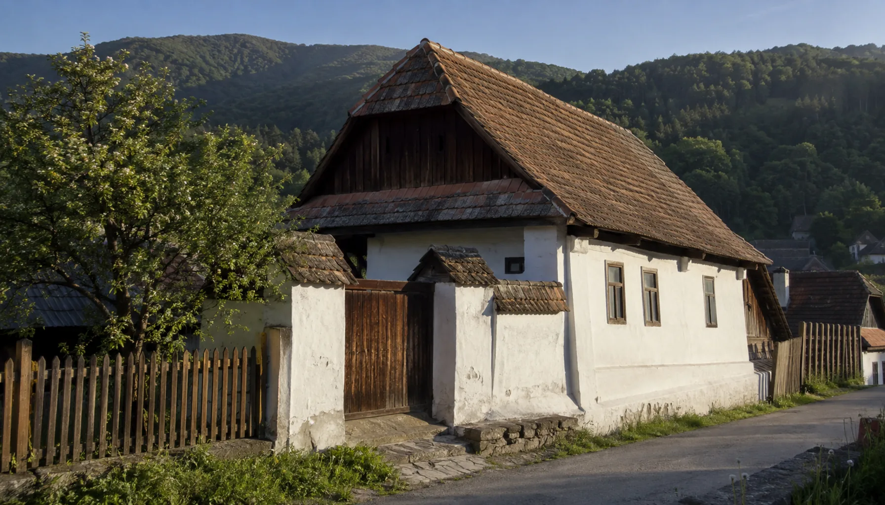 The house at Uhrovec, up the valley from Bánovce nad Bebravou, where both Ľudovít Štúr and Alexander Dubček were born