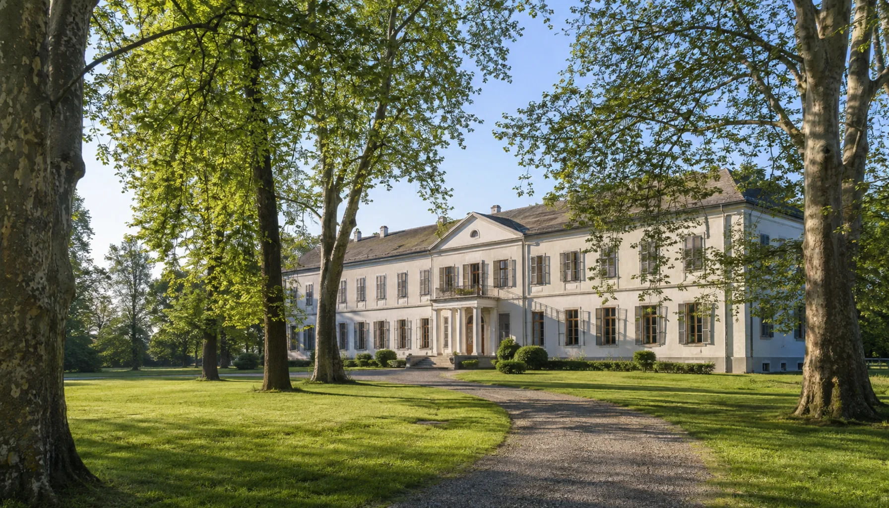 The Sztáray manor house in Michalovce, the oldest building in the centre and now the Zemplín Museum