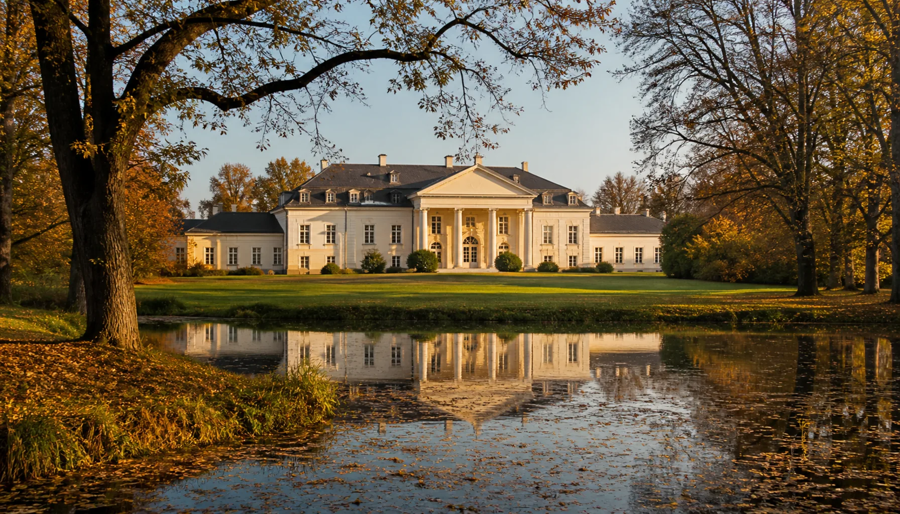 The Andrassy manor house and its park at Trebisov